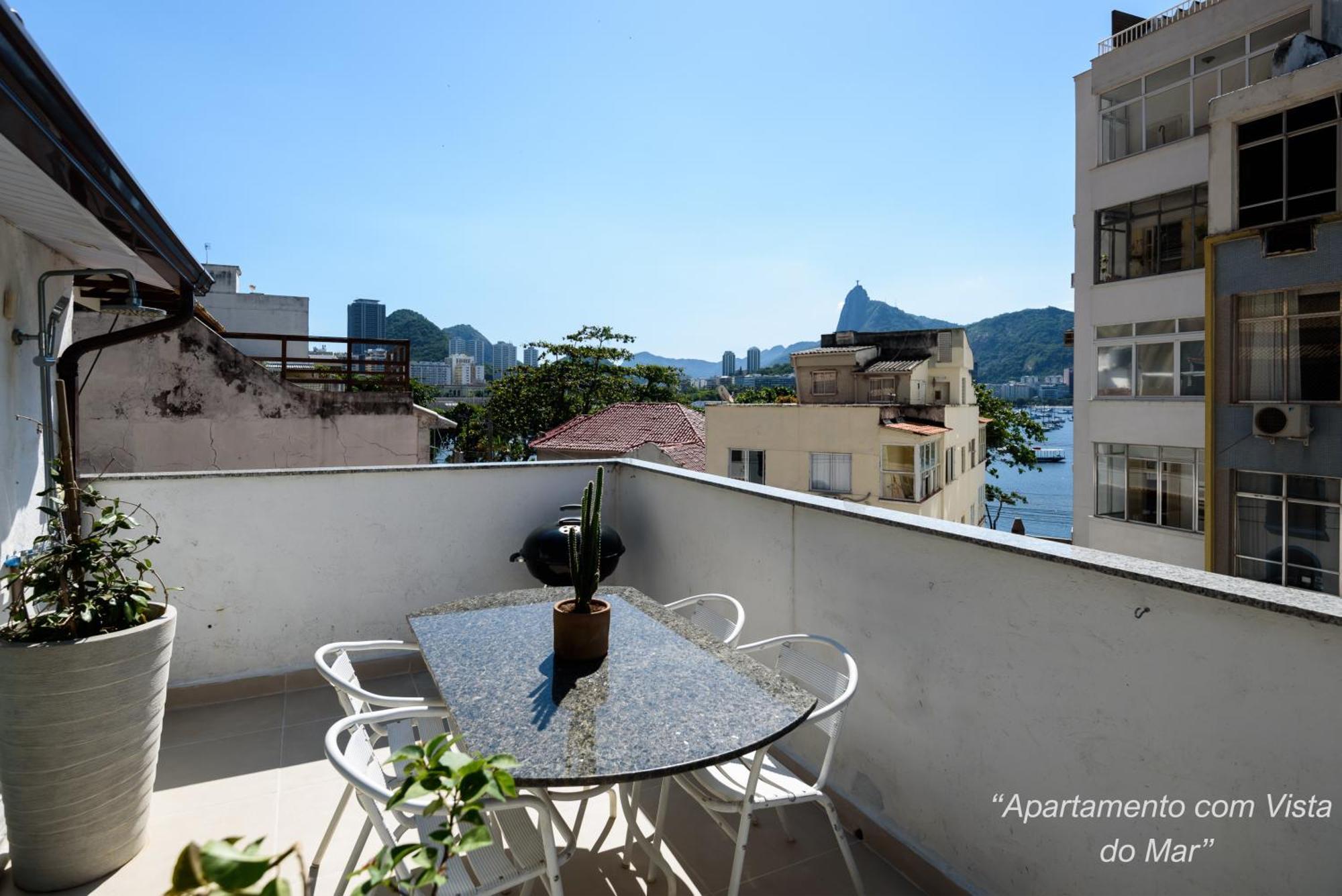 2 Quartos Na Urca Com Vista Para Baia De Guanabara A 700M Pao De Acucar Com Cozinha Completa E Wi-Fi - Bares, Restaurantes E Comercio Local A Poucos Metros ريو دي جانيرو المظهر الخارجي الصورة